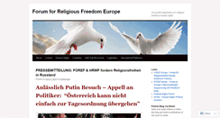 Desktop Screenshot of foref-europe.org